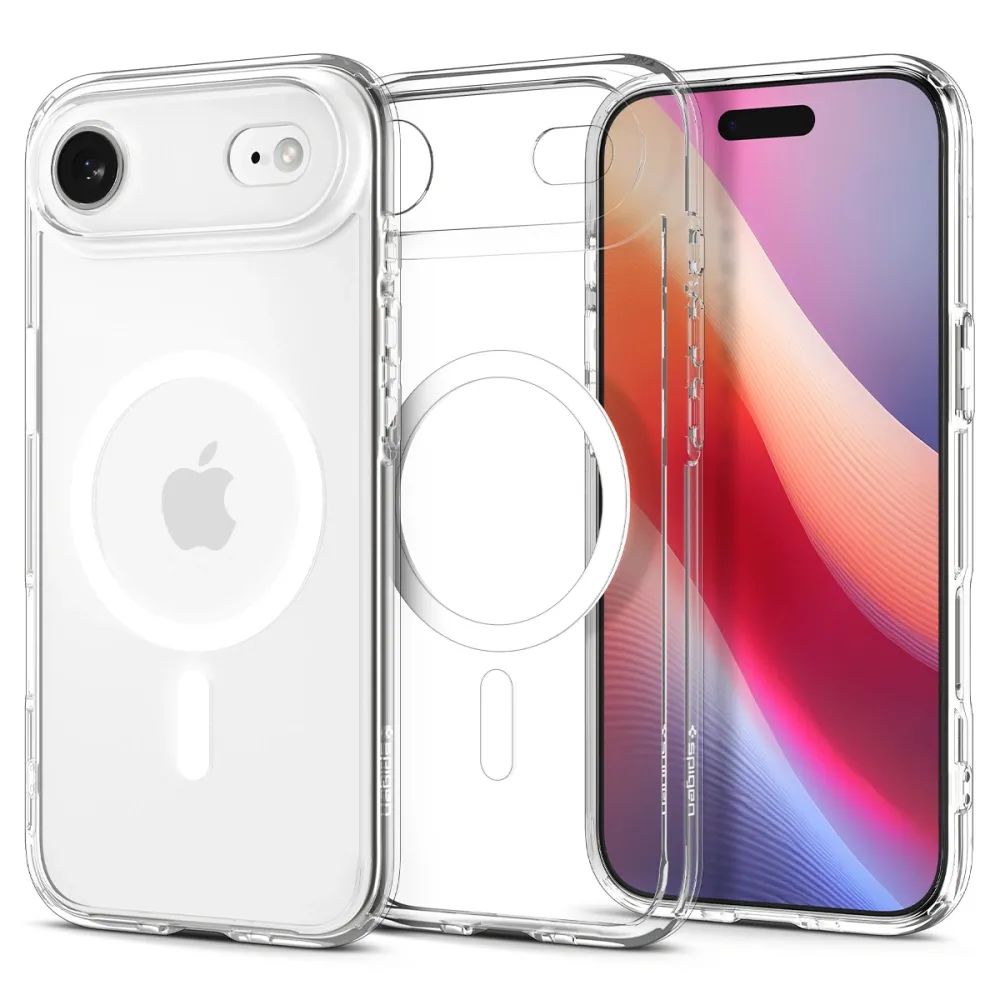 SPIGEN case ULTRA HYBRID MAG compatible with MagSafe for IPHONE 17 Air clear white SPIGEN case ULTRA HYBRID MAG compatible with MagSafe for IPHONE 17 Air clear white - Image 1