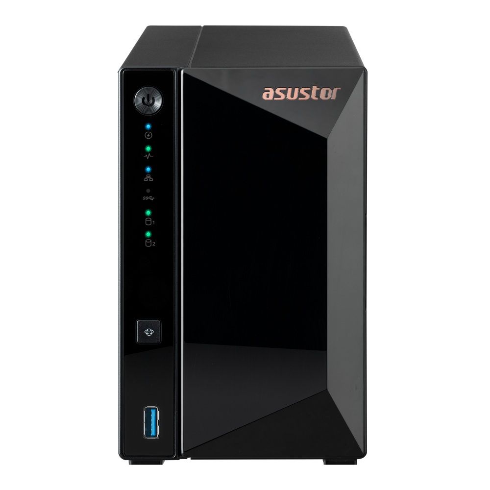 ASUSTOR NAS DRIVESTOR 2 PRO Gen2 AS3302T v2 2-BAY / Quad-Core/2GB DDR4/2.5GbE Port - Image 1