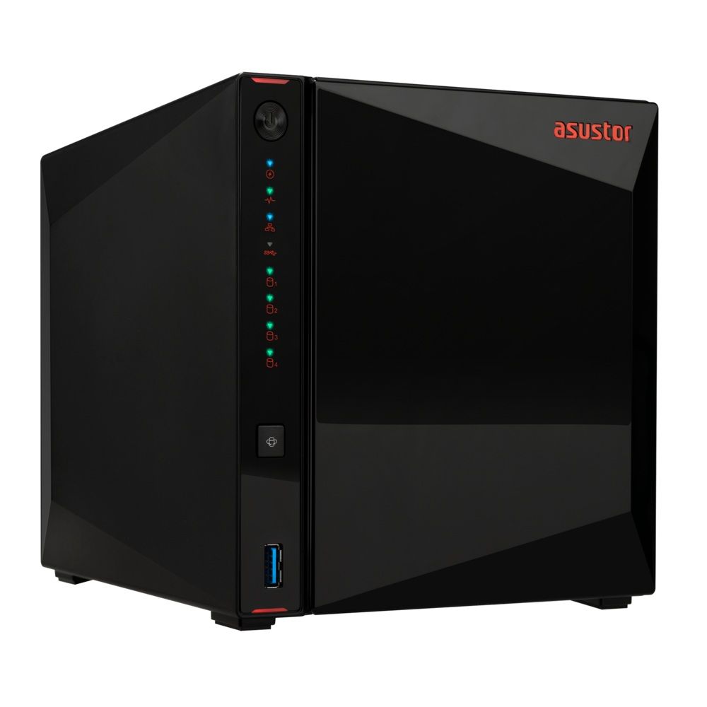 ASUSTOR NAS NIMBUSTOR 4 Gen2 AS5404T 4-BAY 3,5''/4x M.2 NVMe slots/Intel Celeron Quad-Core/4GB DDR4/2x2.5GbE Port - Image 2