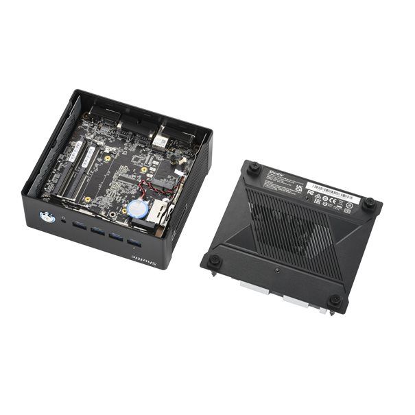 Shuttle Barebone NA10H7 Black (AMD R7-8845HS) 24/7, NPU - Image 3