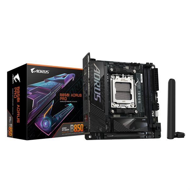GIGA B850I AORUS PRO AM5/DDR5/mITX - Image 1
