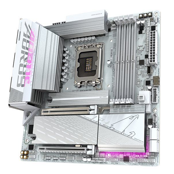 GIGA B860M AORUS ELITE WF6E ICE S1851/DDR5/µATX - Image 4