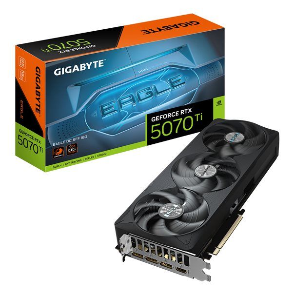 GIGA VGA 16GB RTX5070TI EAGLE-OC-SFF-16G 3xDP/HDMI GeForce RTX 5070 Ti EAGLE OC SFF 16G - Image 1