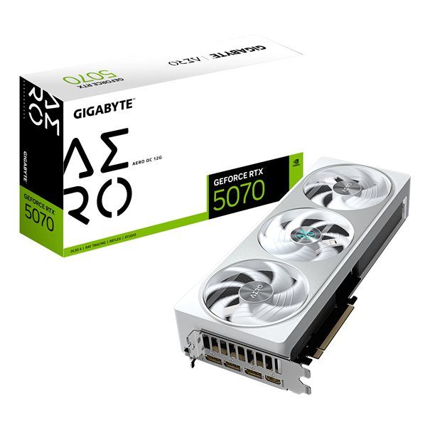 GIGA VGA 12GB RTX5070 AERO OC-12G 3xDP/HDMI GeForce RTX 5070 AERO OC 12G - Image 1
