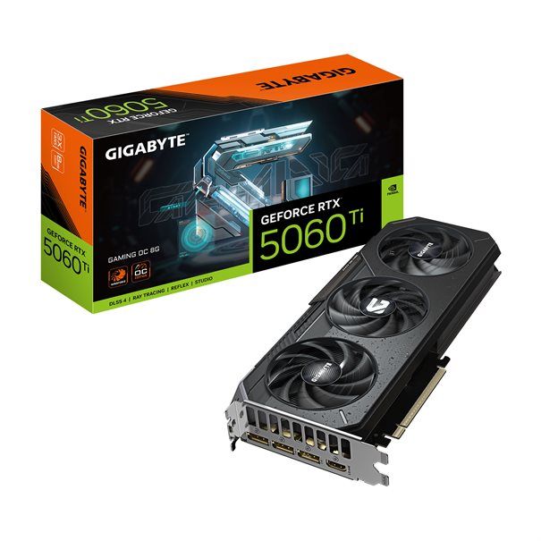 GIGA VGA 8GB RTX5060TI GAMING-OC 8G 3xDP/HDMI GeForce RTX 5060 Ti GAMING OC 8G - Image 1