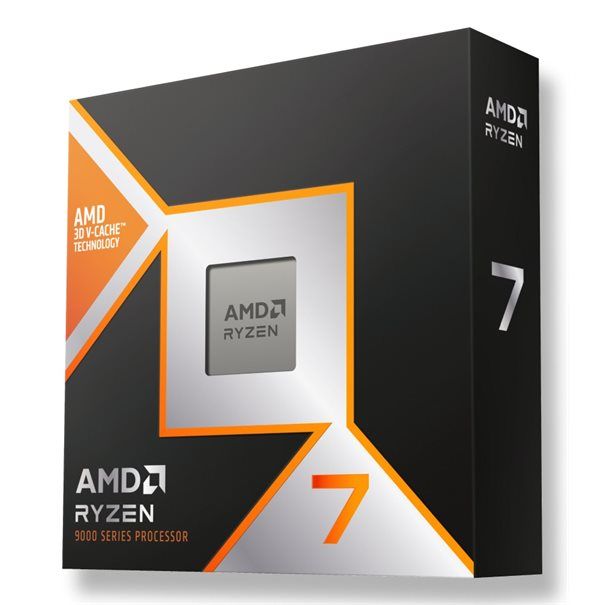 CPU AMD RYZEN 7  9800X3D / AM5 / WOF AMD Ryzen 7 9800X3D (8/16x 4,7 GHz)AM5 104MB 120W - Image 1