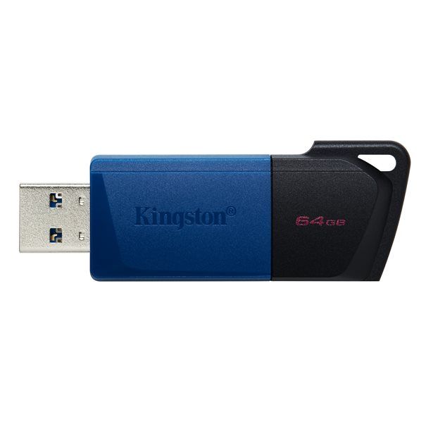 Kingston USB 3.2 Stick DataTraveler Exodia M black/blue 64GB 2er Pack 3.2 Gen 1; Zwei Stück - Image 3