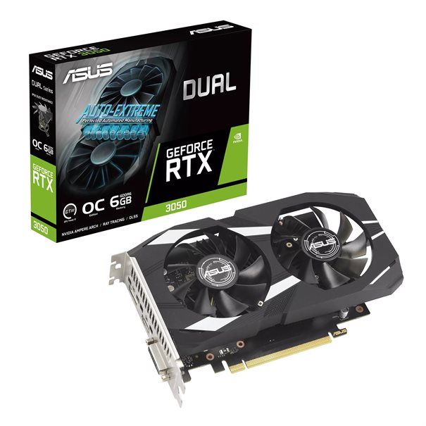 ASUS VGA 6GB RTX3050 DUAL-O6G DP/HDMI/DVI-D Dual GeForce RTX3050 OC Edition 6GB GDDR6 - Image 9