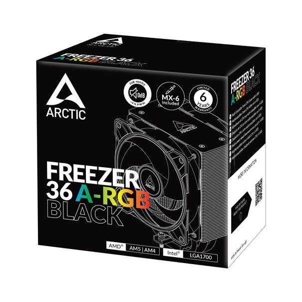 Lüfter CPU Arctic Freezer 36 ARGB (black) LGA1851/1700, AM5/AM4 - Image 9