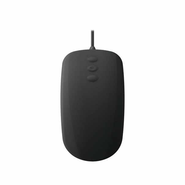 CHERRY Mouse AK-PMH3 Medical 3-Button Scroll corded sealed black IP68 kabelgebunden, 3-Button-Scroll-Steuerung, IP68 - Image 1