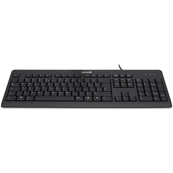 TERRA Keyboard 1500 Corded [US/EU] USB black Copilot QWERTY, 105 toetsen, met kabel, 1,80m - Image 2