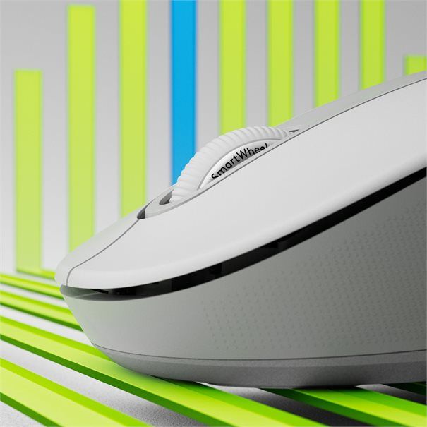 Logitech Mouse M650 SIGNATURE WL (RIGHT) BOLT weiß/grau BT für kleine und mittelgroße Hände (<17,5 - 19,0 cm) - Image 2
