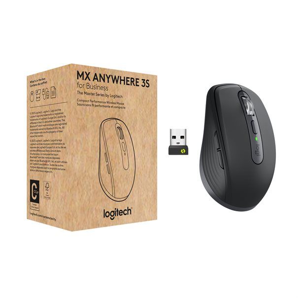 Logitech Mouse MX Anywhere 3S for Busi. WL BOLT graphite BT  6 Tasten, 500 mAh Lithium-Polymer-Akku - Image 1