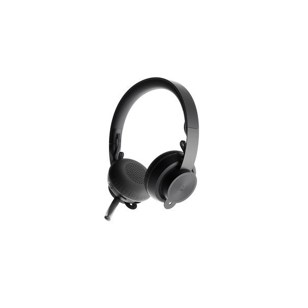 Logitech Headset Zone Wireless (UC version) ANC 2.0 USB BT graphite USB-A-Empfänger, USB-C-Adapter, Bluetooth 5.0 - Image 6