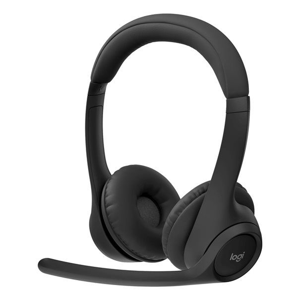 Logitech Headset Zone 305 Wireless (MS Teams) NBT graphite NBT, Adapter USB-C via Bluetooth - Image 1