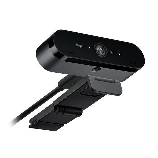 Logitech Webcam BRIO 4K Ultra HD, Windows Hello 4096x2160, Audio, USB, Externe Abdeckblende - Image 1