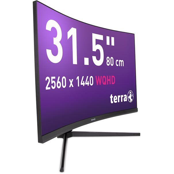 TERRA LCD/LED 3285W HA black CURVED USB-C/HDMI/DP - Image 6