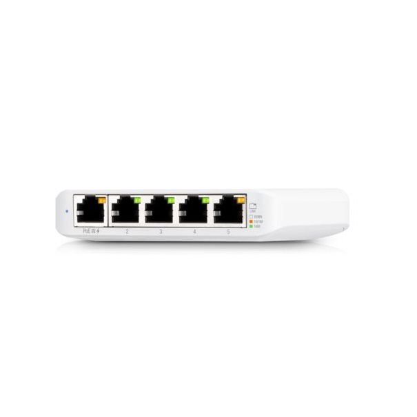 Ubiquiti Switch UniFi 5xRJ45 GBit Compact (inkl. NT) Powered by 802.3af/at PoE or USB Type C, Fanless - Image 3