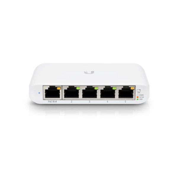 Ubiquiti Switch UniFi 5xRJ45 GBit Compact (inkl. NT) Powered by 802.3af/at PoE or USB Type C, Fanless - Image 4