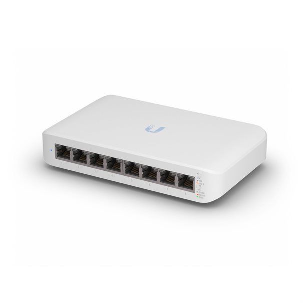 Ubiquiti Switch UniFi 8xRJ45 GBit Managed 4xPoE 52W Wall-Mountable, Fanless, internal PSU - Image 1