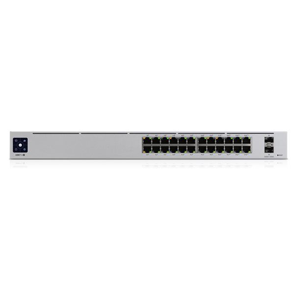Ubiquiti Switch UniFi 16xRJ45 GBit/8xRJ45 2.5G/2xSFP+ Managed PoE+ 400W Max 19" Rack-Mountable, 1,3" Touchscreen - Image 2