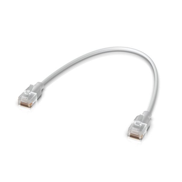 Ubiquiti Patch-Kabel 0.3m CAT6 UACC-CABLE-PATCH-EL-0.3M-W 0.3m UniFi Etherlighting Patch Cable (max 2.5 GbE) - Image 2