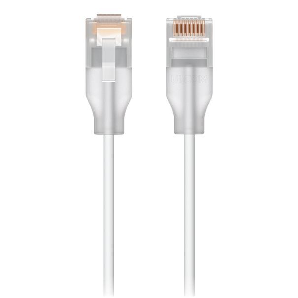Ubiquiti Patch-Kabel 0.3m CAT6 UACC-CABLE-PATCH-EL-0.3M-W 0.3m UniFi Etherlighting Patch Cable (max 2.5 GbE) - Image 1
