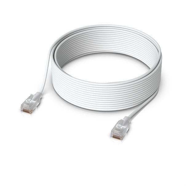 Ubiquiti Patch-Kabel 15m CAT6 UACC-CABLE-PATCH-EL-15M-W 15m UniFi Etherlighting Patch Cable (max. 2.5 GbE) - Image 2