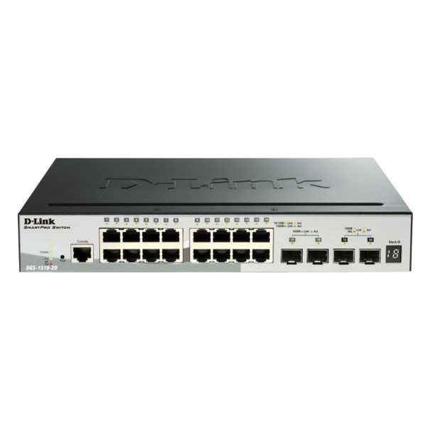 D-Link Switch DGS-1510-52XMP/E 48xGBit PoE (370W)/4xSFP+ - Image 1