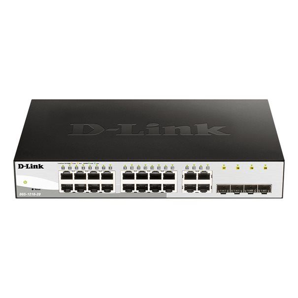 D-Link Switch DGS-1210-20/E 16xGBit/4xSFP 19" Managed - Image 2