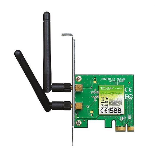 TP-LINK WLAN 300MBit PCIe Adapter (2T2R) - Image 1