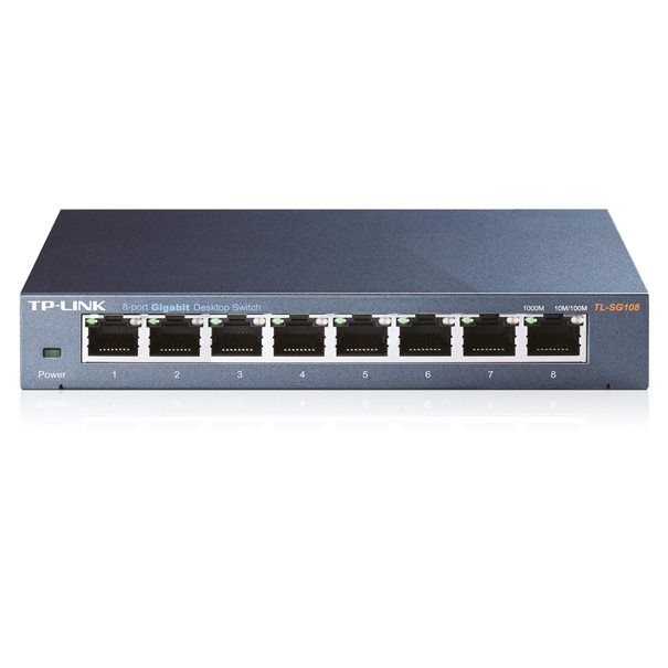 TP-LINK Switch TL-SG108 8xGBit Unmanaged Metallgehäuse - Image 1