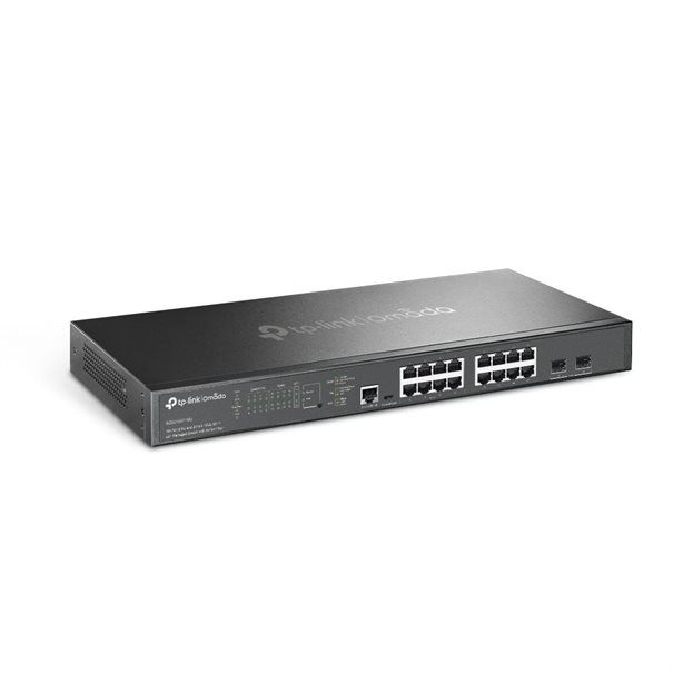 TP-LINK Switch SG3218XP-M2 16-Port Managed L2+ 8x 2.5G PoE+, 2x 10G SFP+ Slots - Image 2
