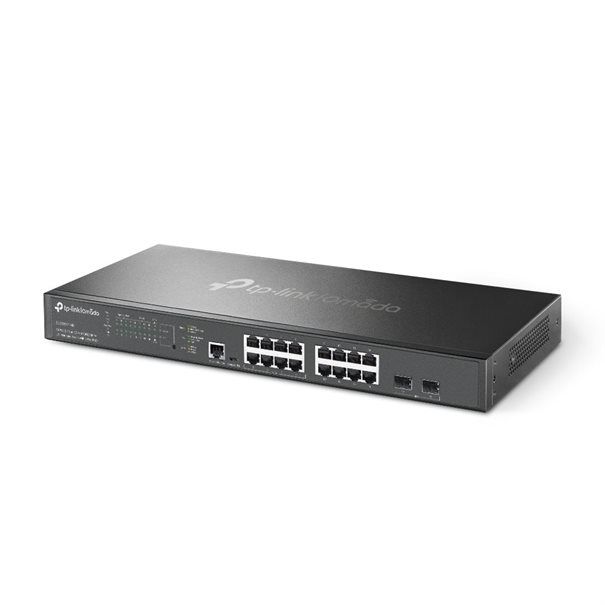 TP-LINK Switch SG3218XP-M2 16-Port Managed L2+ 8x 2.5G PoE+, 2x 10G SFP+ Slots - Image 3
