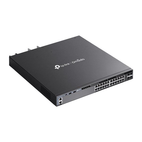 TP-LINK Switch SG6428XHP 24xGBit /4x10Gbit SFP+ PoE+ Managed Layer 3 Rack Mountable, Omada SDN, 4 Fans - Image 4