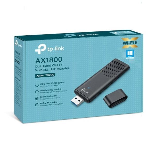 TP-LINK 1200MBit AX1800 Dual Band Wi-Fi 6 USB Adapter USB 3.0, easy install, MU-MIMO, OFDMA, WPA3 - Image 3