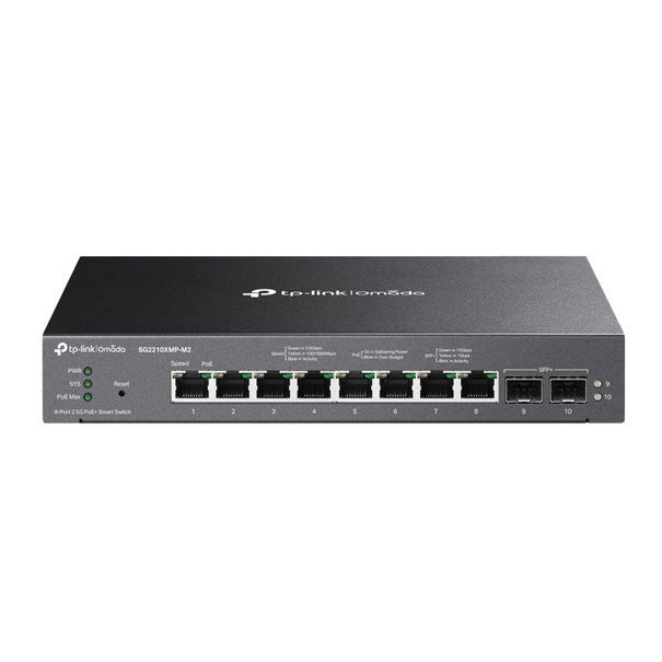 TP-LINK Switch SG2210XMP-M2 10x2,5Gbit/2xSFP+ Managed PoE+ (160W) Omada SDN - Image 1