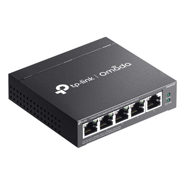 TP-LINK Switch Omada ES205GP 5xGBit 4xPoE+ Managed - Image 4
