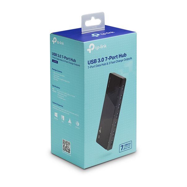 TP-LINK 7 Port USB3.0 Hub aktiv UH700 V5.0 - Image 2