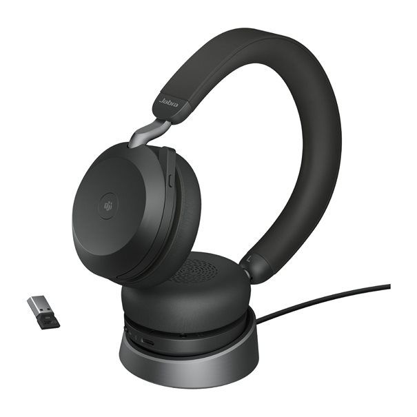 Jabra Headset Evolve2 75 USB-A BT mit Ladestation Zertifiziert für Microsoft Teams - Image 4