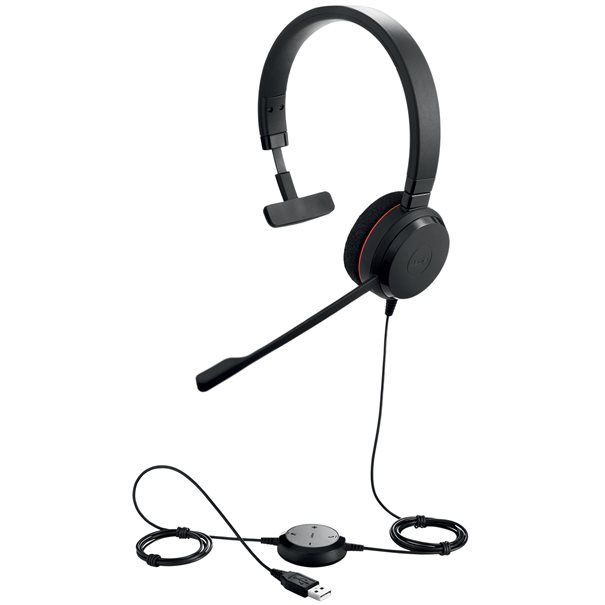 Jabra Headset Evolve 20 MS Mono USB-A Zertifiziert für Skype für Unternehmen - Image 2