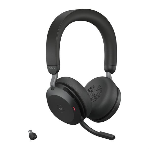 Jabra Headset Evolve2 75 USB-C MS Teams mit Ladestation black Zertifiziert für Microsoft Teams - Image 3