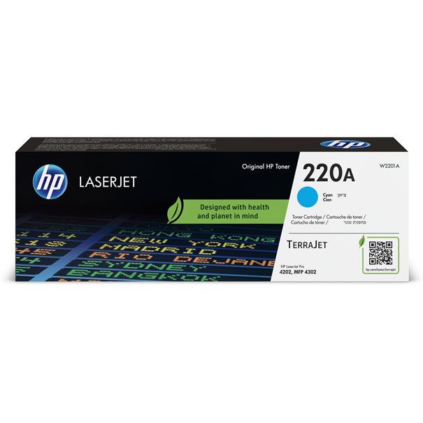 Toner HP 220A / W2201A Cyan - Image 1