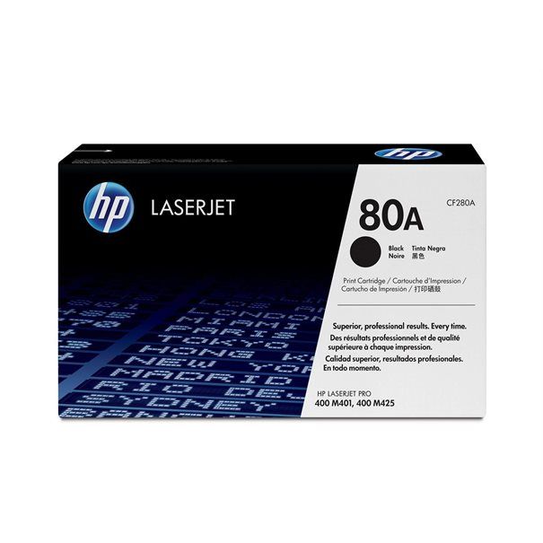 Toner HP LaserJet Pro 400 Serie CF280A (2.7K) bla - Image 1
