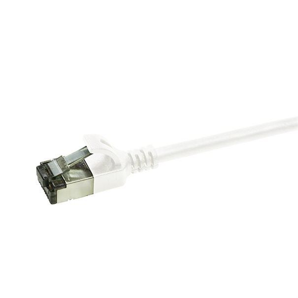 Kabel LAN U/FTP (Patchkabel) SLIM CAT6 0.5m white - Image 2