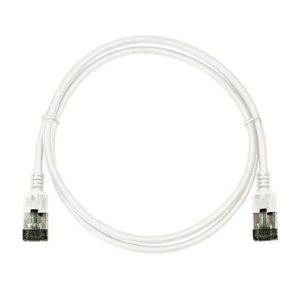 Kabel LAN U/FTP (Patchkabel) SLIM CAT6 0.5m white - Image 5
