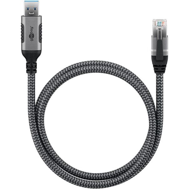 Ethernet-Kabel USB-A 3.0 auf RJ45, 1,5 m USB-A 3.0 auf RJ45 CAT6 FTP 0150 Adapterkabel 1,5m - Image 4