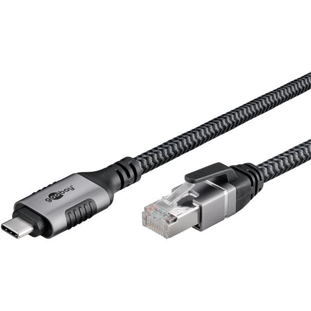 Ethernet-Kabel USB-C™ 3.1 auf RJ45, 2 m USB-C 3.1 auf RJ45 CAT6 FTP 0150 Adapterkabel 2m - Image 3
