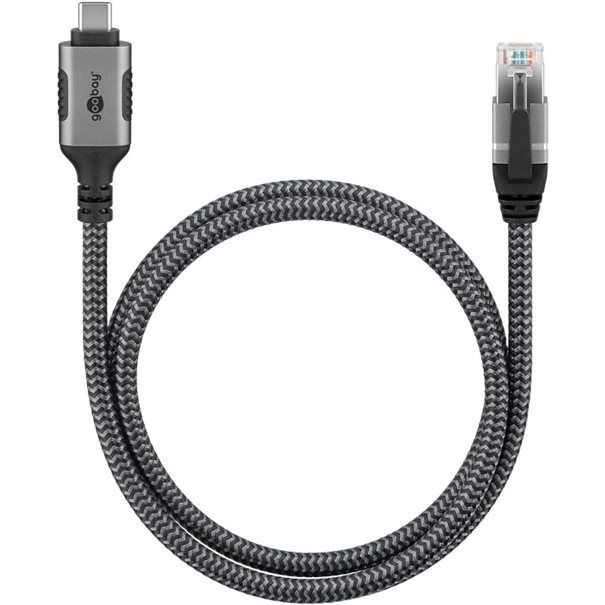 Ethernet-Kabel USB-C™ 3.1 auf RJ45, 2 m USB-C 3.1 auf RJ45 CAT6 FTP 0150 Adapterkabel 2m - Image 4