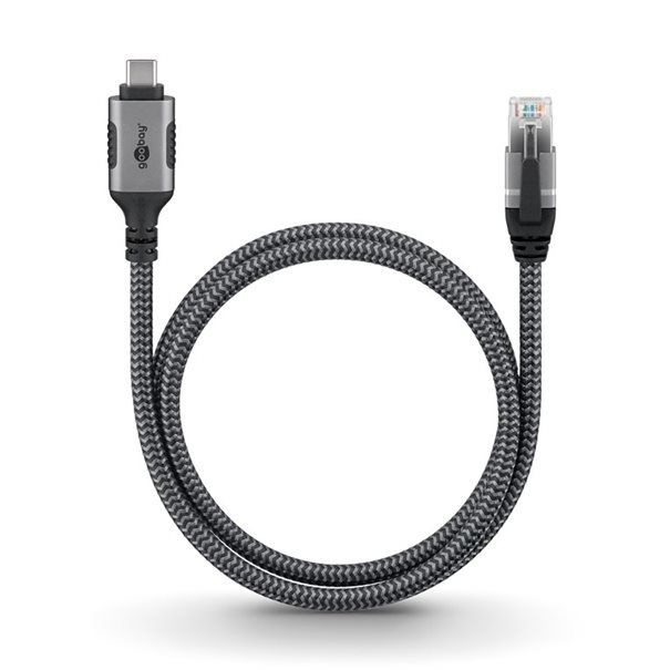 Ethernet-Kabel USB-C™ 3.1 auf RJ45, 2 m USB-C 3.1 auf RJ45 CAT6 FTP 0150 Adapterkabel 2m - Image 5